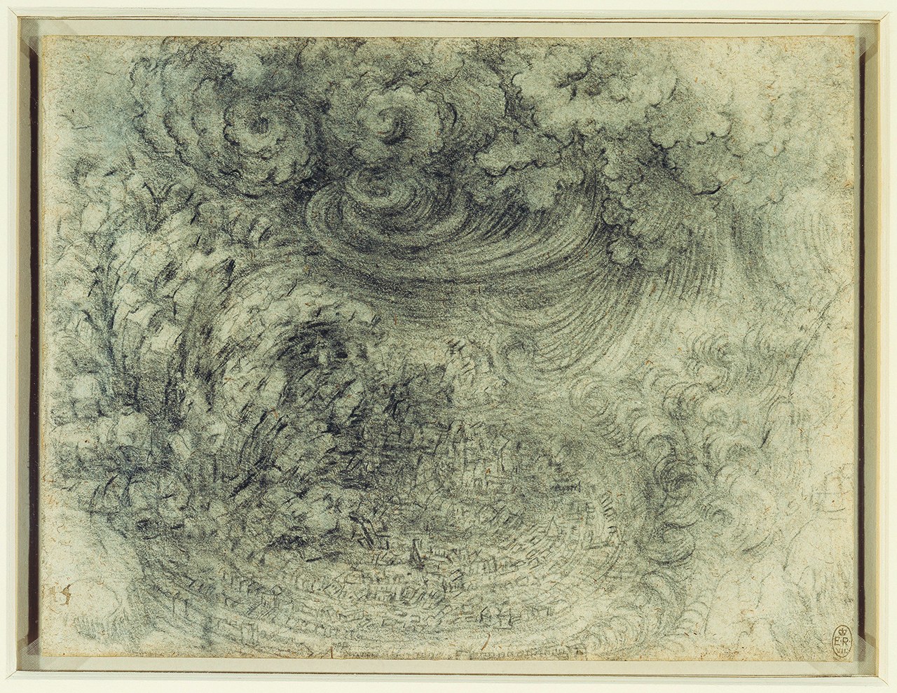 Leonardo da Vinci, A deluge, RCIN 912378
